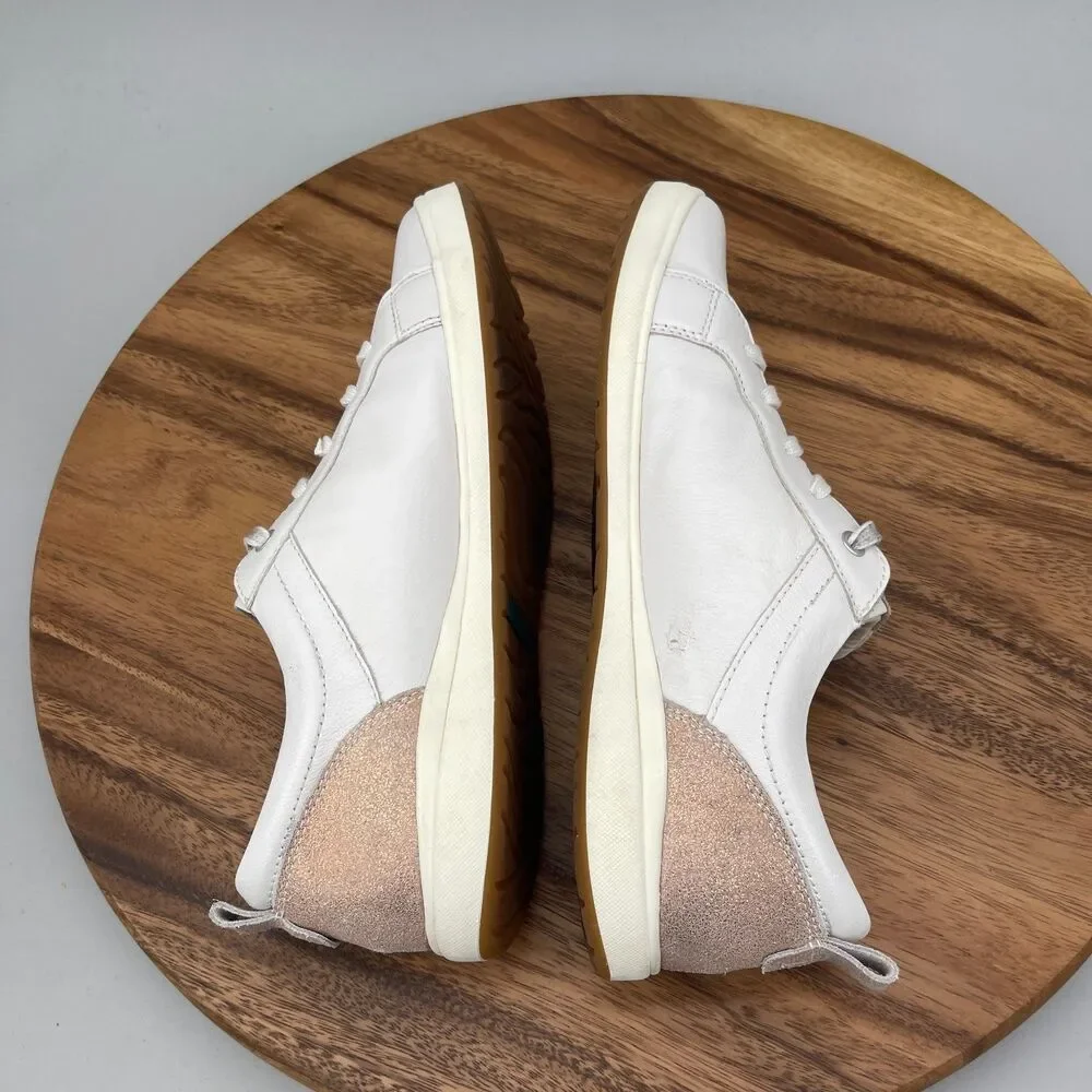 Josef Seibel Caren 06 Shoes Womens Size 8 / 39 White Leather Casual Comfort